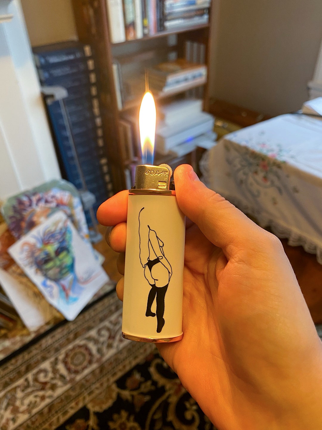 Custom Nude Lighter Case and Matching Lighter - Etsy