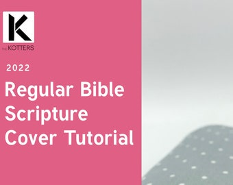Regular Bible Scripture Cover Pattern Tutorial