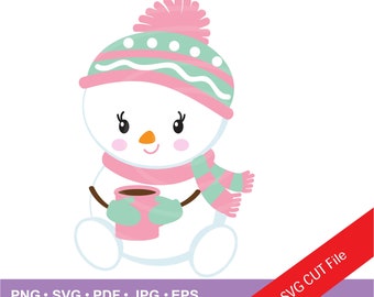 Snowman Clip Art Etsy Snowman Clip Art Etsy