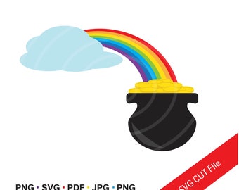 Download Pot Of Gold Svg Etsy