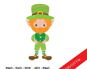 INSTANT Download. Leprechaun clip art image. Personal and commercial use.