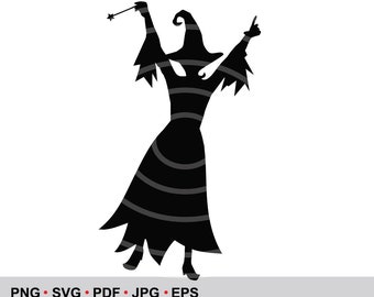 INSTANT Download. Witch silhouette image 2. Personal and commercial use.