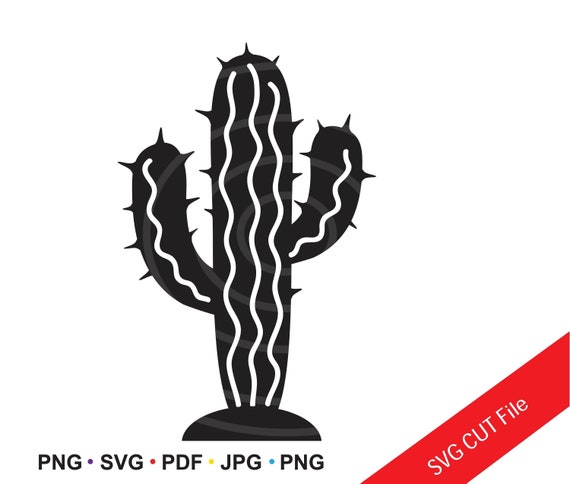 INSTANT Download. Cactus Silhouette Image 3. Personal and | Etsy