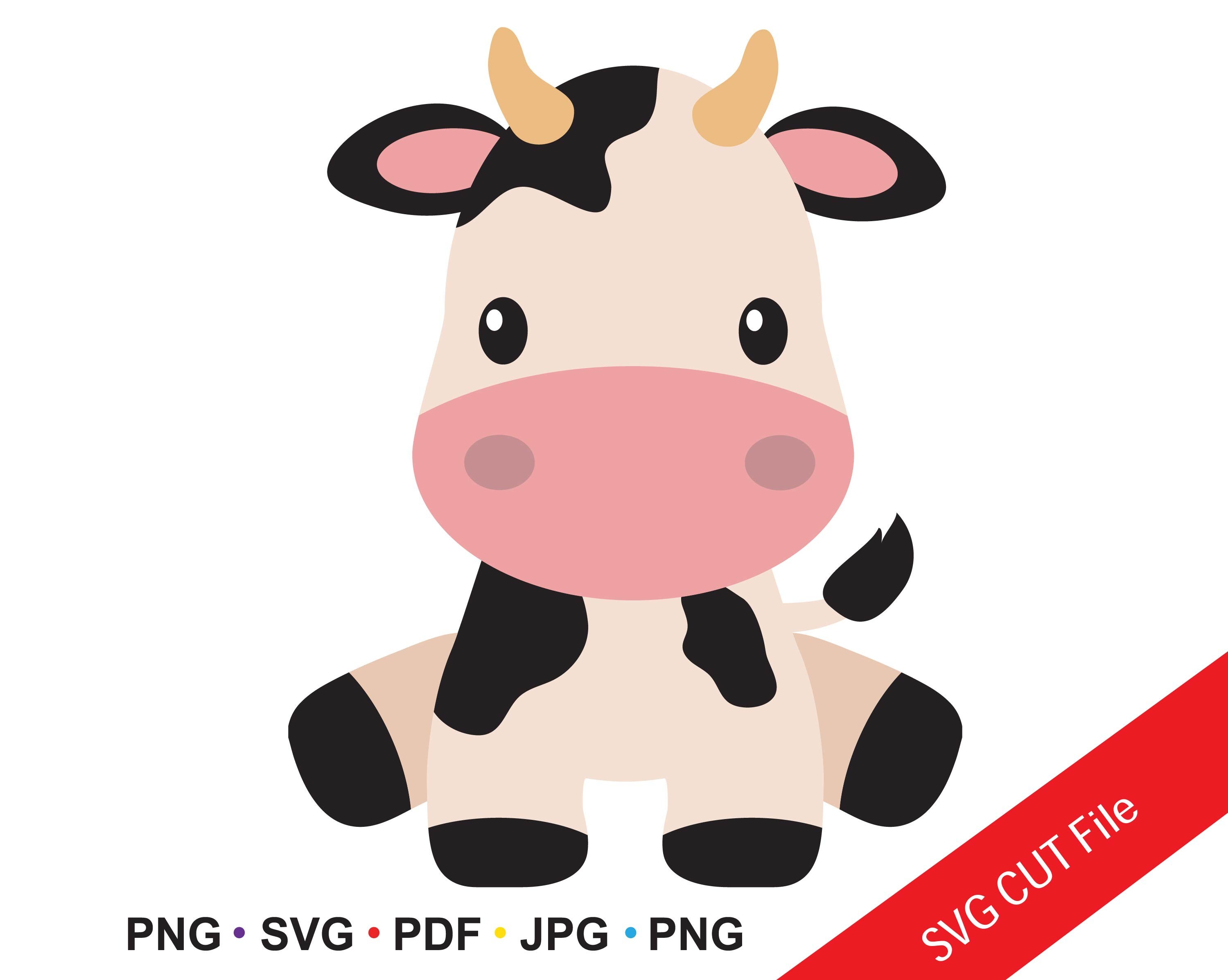 INSTANT Download. Baby Cow Clip Art Image. Personal and Commercial Use. -  Etsy
