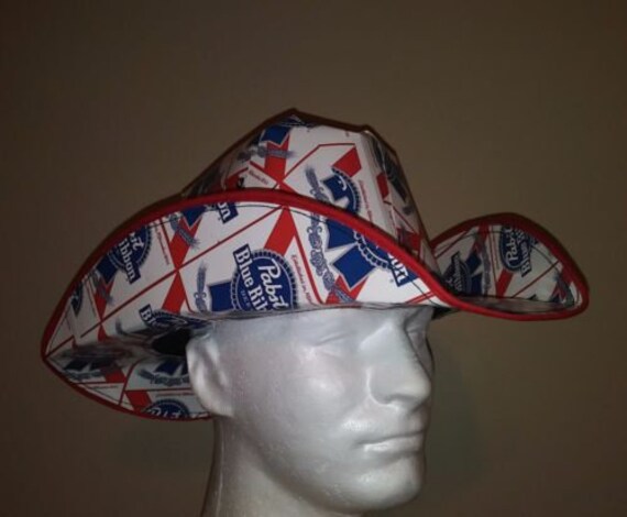 pabst blue ribbon cowboy hat