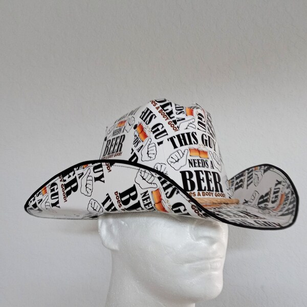 Beer Box Cowboy Hat Etsy