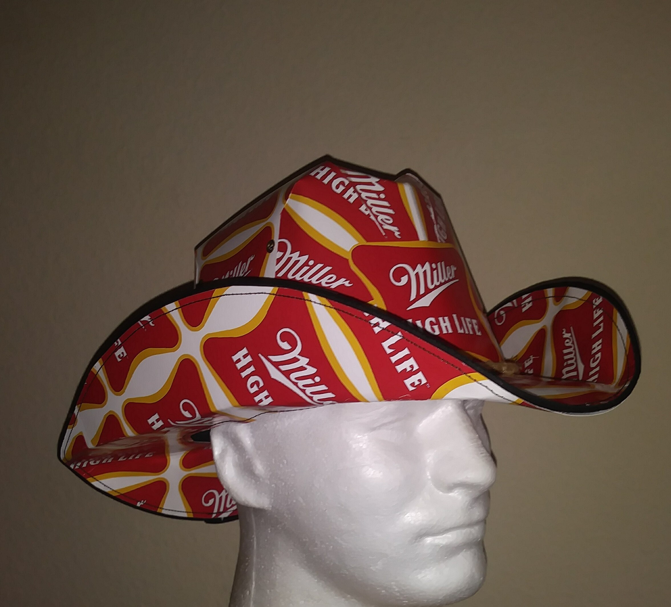 High Life Cowboy Beer Hat - Etsy Australia