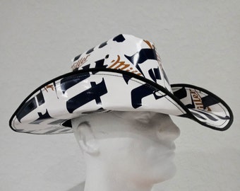Beer Box Cowboy Hats. Made From 