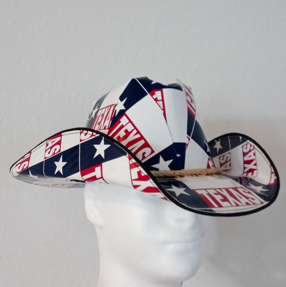 Texas Flag Cowboy Hat | Etsy
