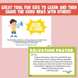 Printable Gospel Book for Kids: Salvation Lesson, Kids Ministry - Etsy