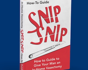 Snip Snip. Una divertida portada de libro con un tema "falso".