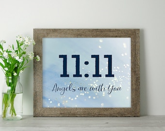 ¿Cuántas veces al día ves el 11:11 y te preguntas qué significa? Algunos dicen que es una señal de que tus ángeles están contigo. Descarga digital.