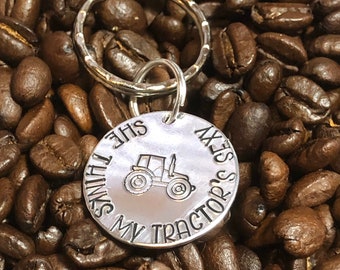 She thinks my tractor&#39;s sexy keychain
