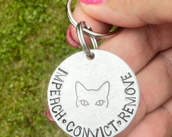 Impeach. Convict. Remove keychain