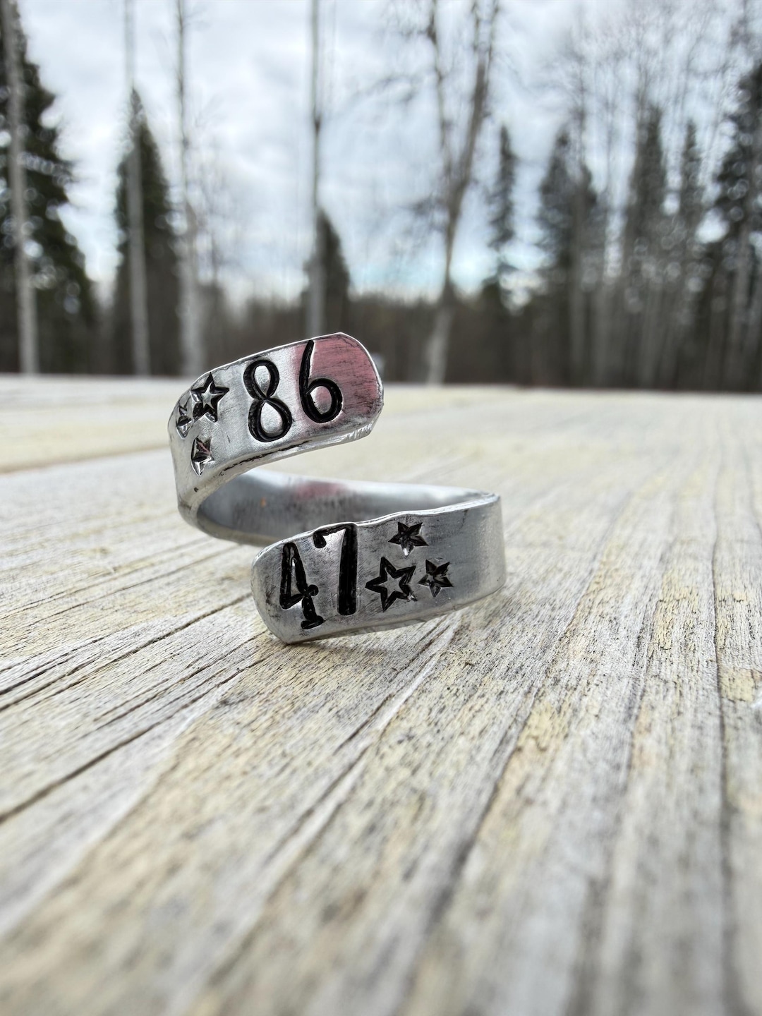 86/47 Wrap Ring - Etsy