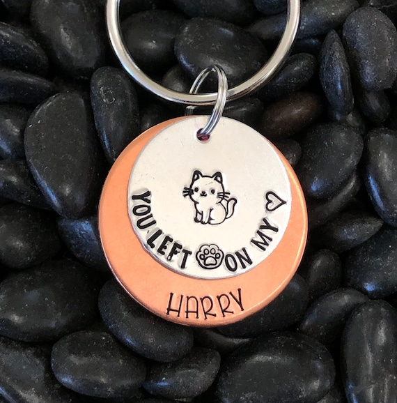 Personalized Cat Memorial Keychain Cat Memorial Gift Custom