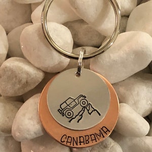 Personalized Vehicle keychain