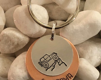 Personalized Vehicle keychain