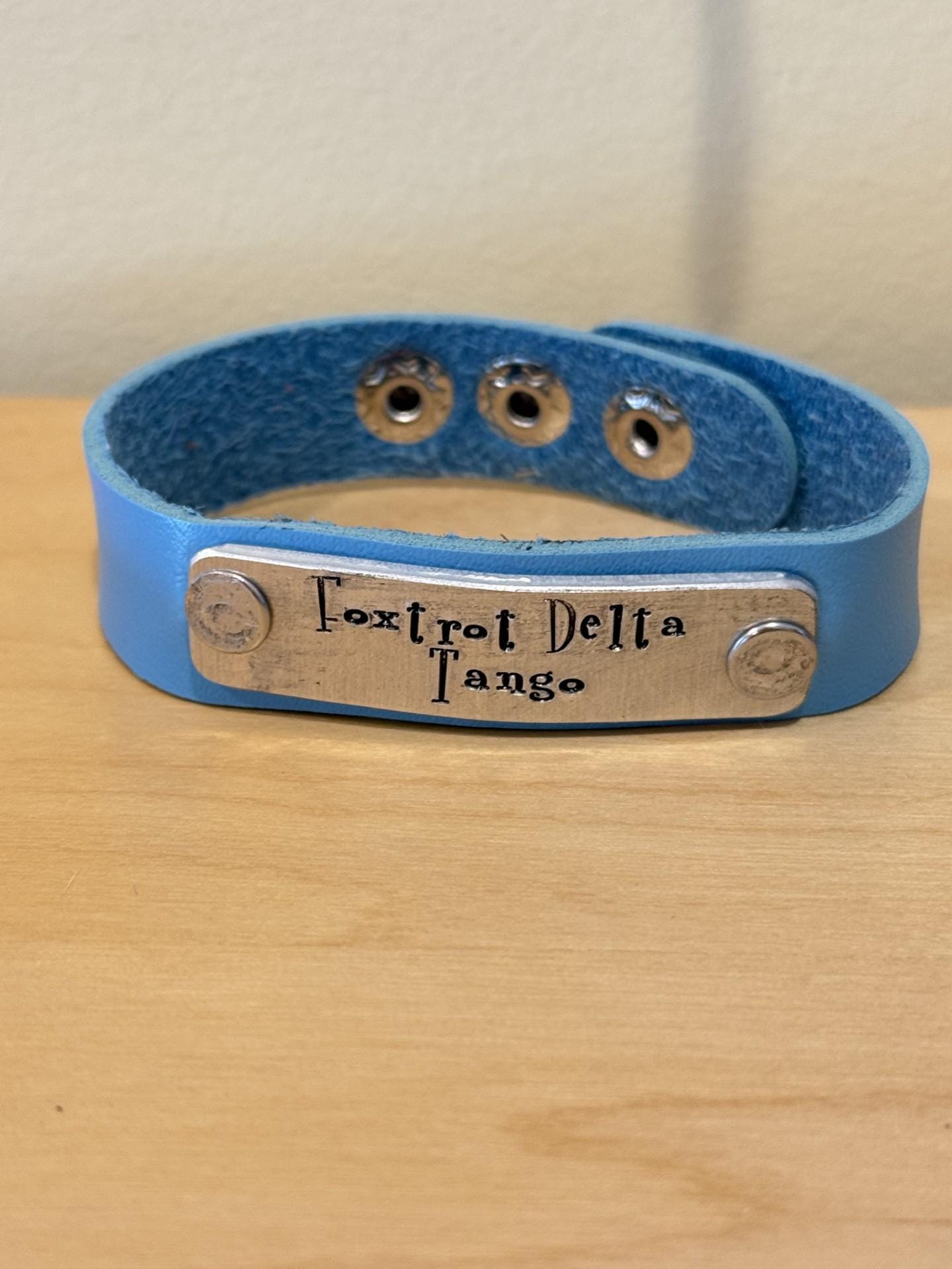 Foxtrot Delta Tango bracelet | FDT | anti Trump bracelet | FDT resist bracelet