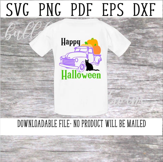 Halloween SVG, Red Truck Clipart, Pumpkin Truck Instant Download, Pumpkins, Kids Halloween Shirt, Childs Shirt Design, Instant Old Truck PNG
