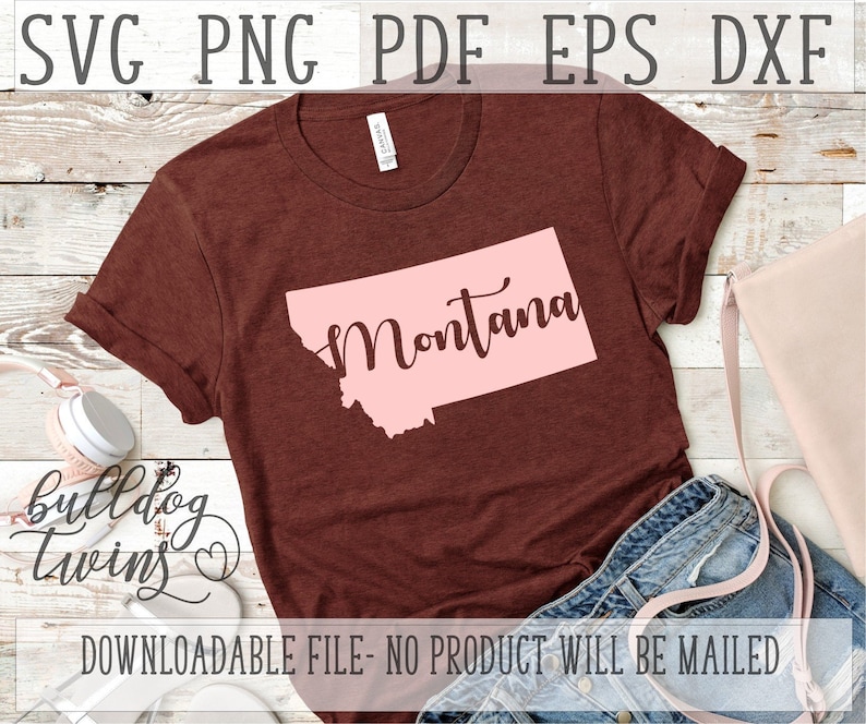 Montana Made SVG, Home Clipart, MT PNG, Helena Cut File, Billings Cut