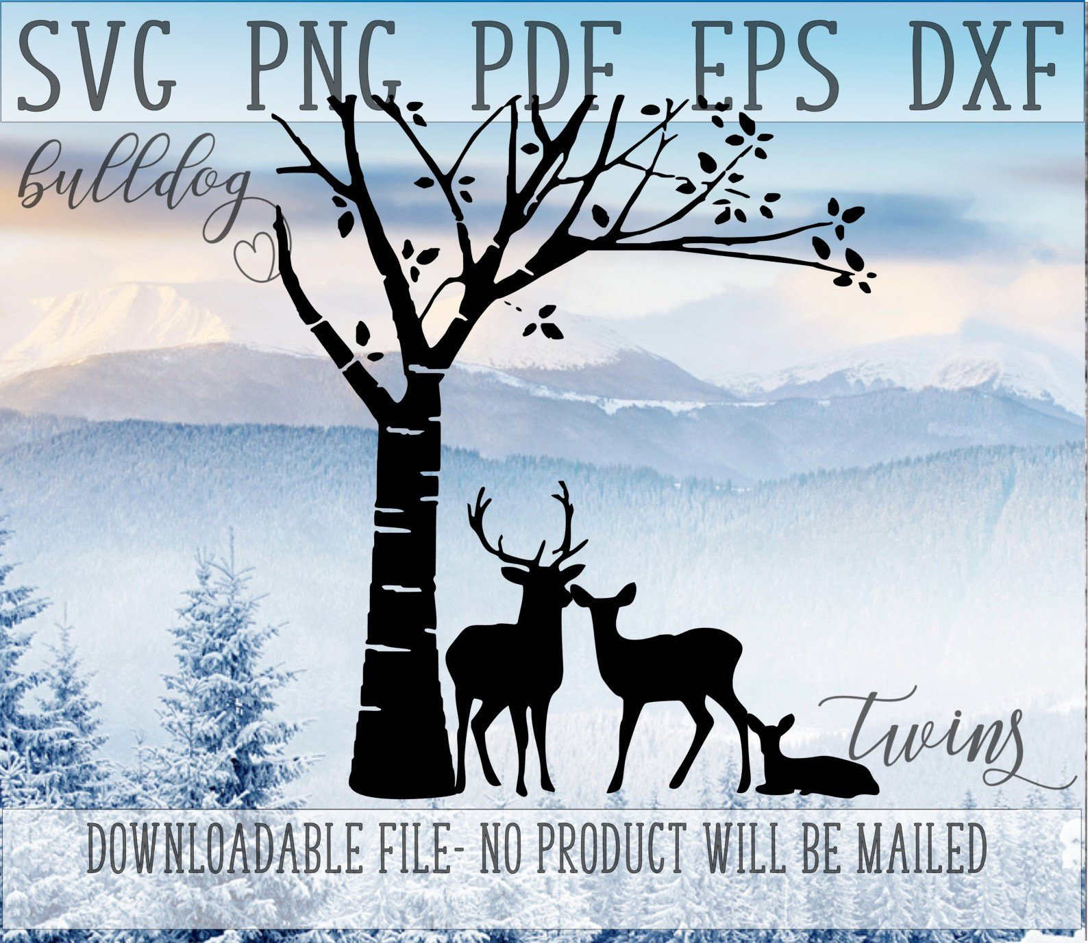 Download Deer Family SVG Mommy And Me Clipart Family Photo Deer Cut ...