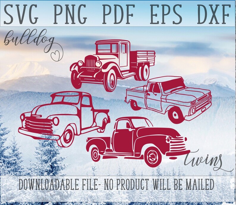 Free Free 278 Old Red Truck Svg SVG PNG EPS DXF File