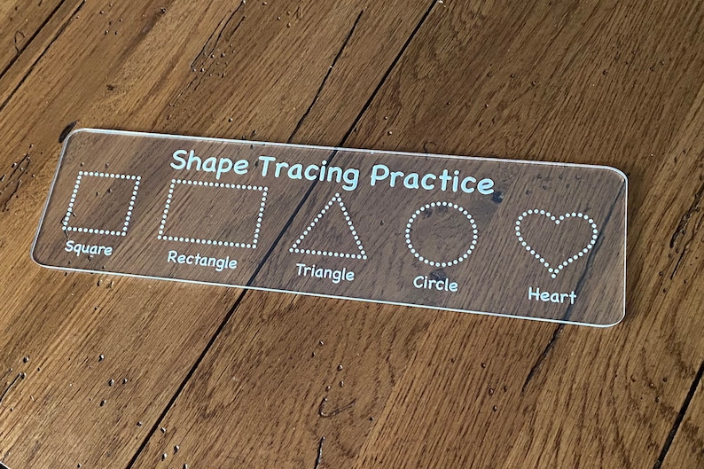 Name Tracing Board Dry Erase Letter Tracing Tracing Board Etsy