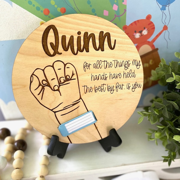 Hospital Baby Bracelet Holder Etsy