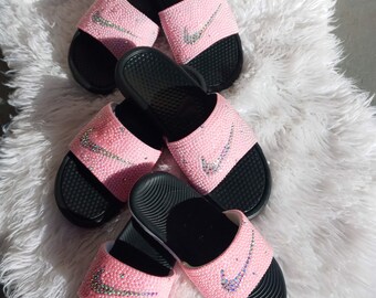 pink nike sandals