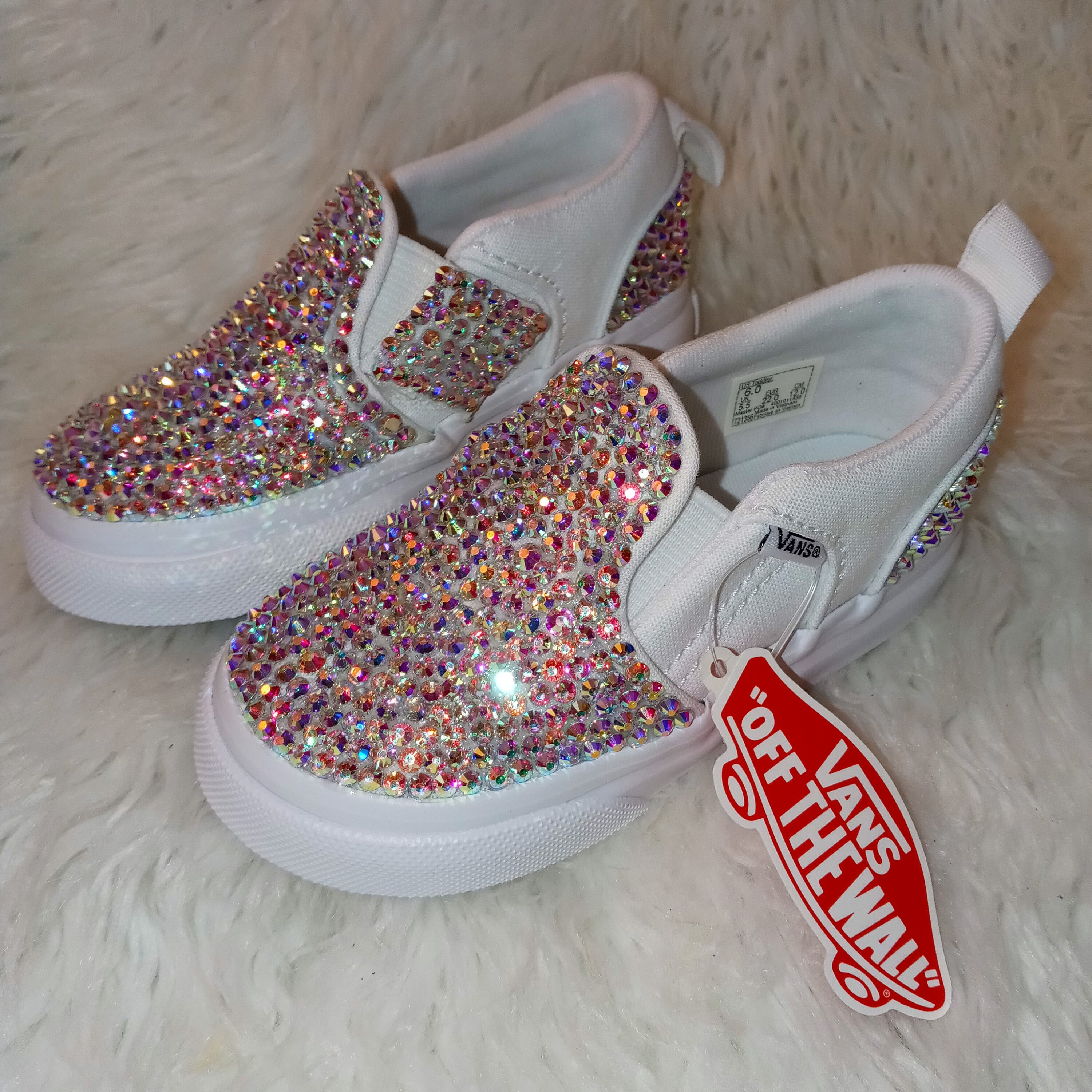Kid bling Vans Etsy