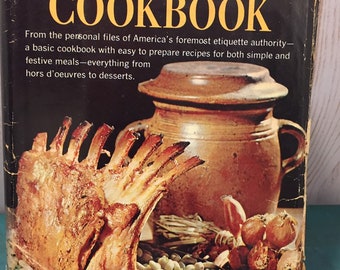Amy Vanderbilt's Complete Cookbook, entertaining, vintage cookbook, andy warhol illustrations, etiquette