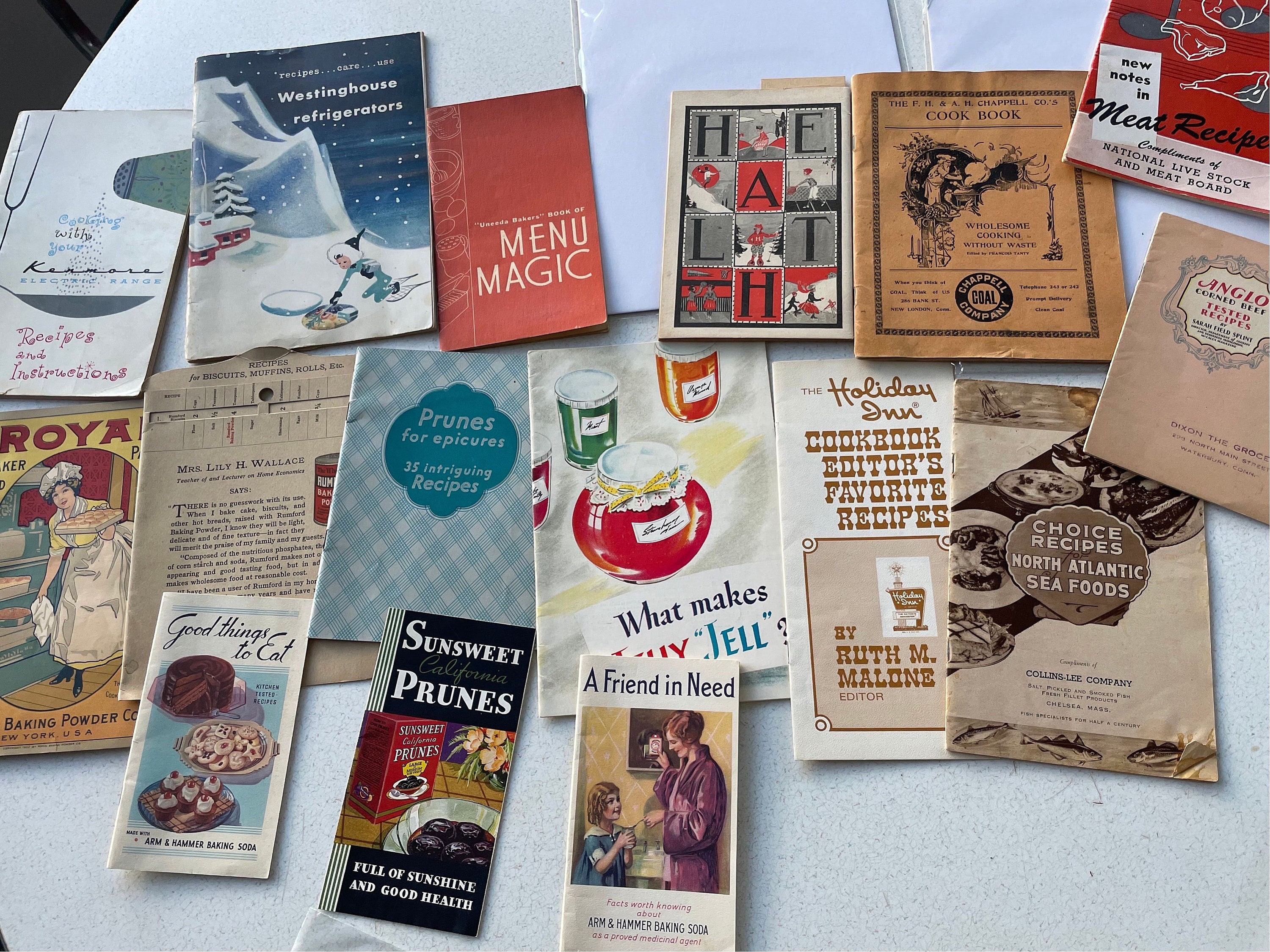 Vintage regional cookbooks, spiral bound, locally recipes, New England, Nova Scotia, local grown, farmhouse kitchen, retro recipes
