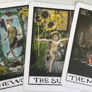 Tarotlek och guide, Resan till tornet, signerad och numrerad, spådom, spådom bild 6
