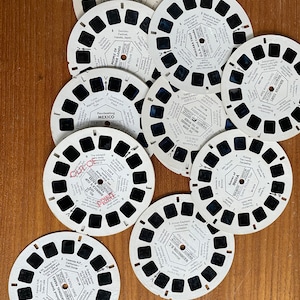 viewmaster reels, RP and SP and DR reels, view-master,  buyers choice, collectibles, sawyer