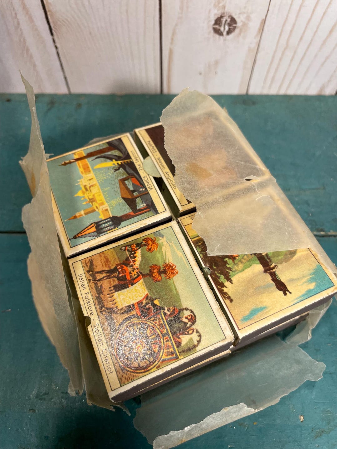 Vintage Matchboxes, Set of 12, Made in Italy, New Old Stock, NOS ...
