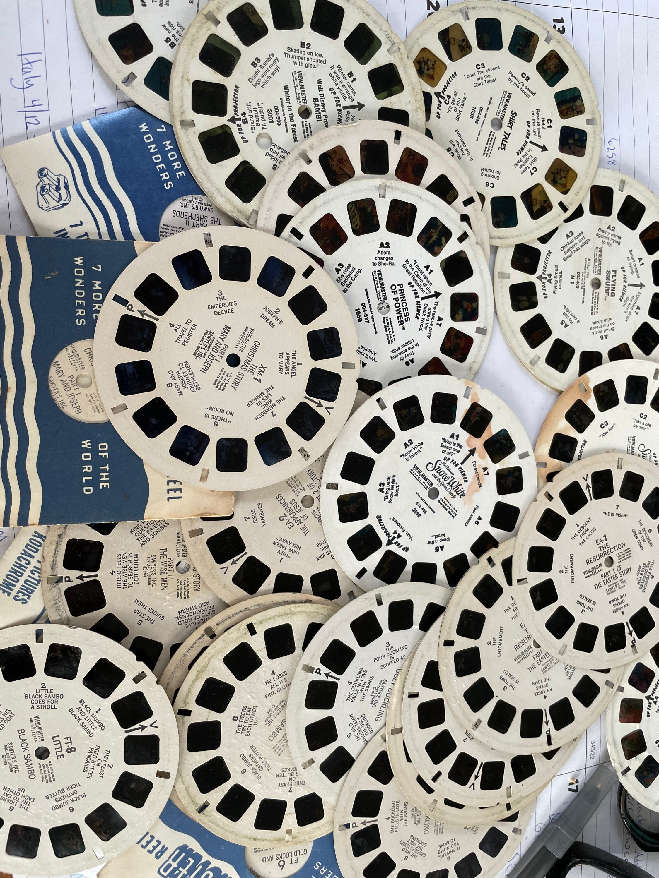 Carretes viewmaster, Ft Mg Sam Ea Xm carretes individuales surtidos,  elección del comprador, view-master, coleccionables - Etsy México, image size:2250x3000