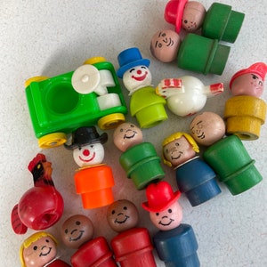 buyers choice - fisher price little people, complete your collection, replacement figures,vintage toys, wooden figures, nursery decor