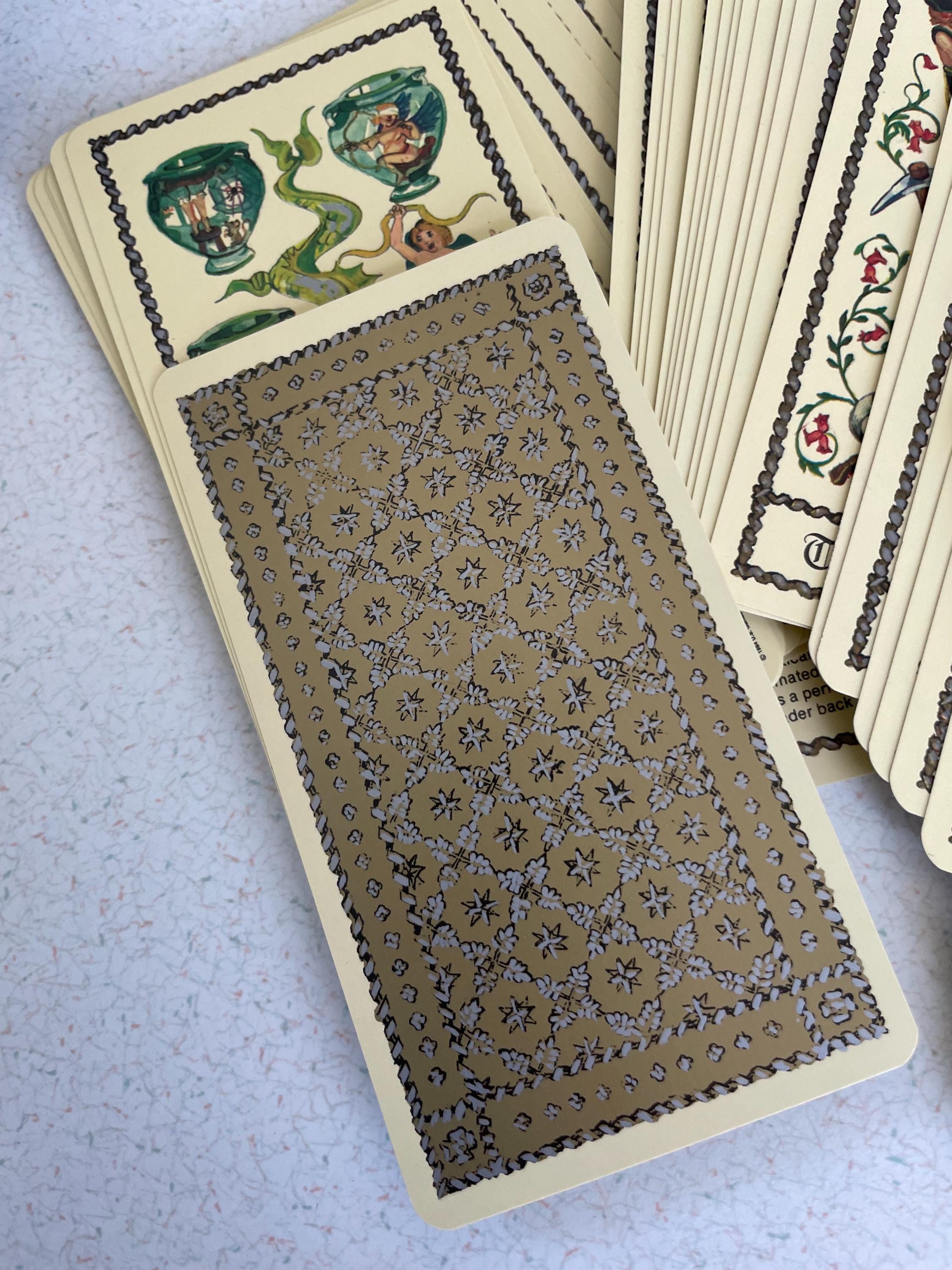 Medieval Scapini Tarot, Deck and Book Set, Ron Decker, Art and 