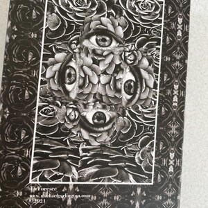 Tarotlek och guide, Resan till tornet, signerad och numrerad, spådom, spådom bild 7