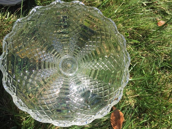 プレスガラス　コンポート プレスガラス コンポート プレスガラス角コンポート - OKURA