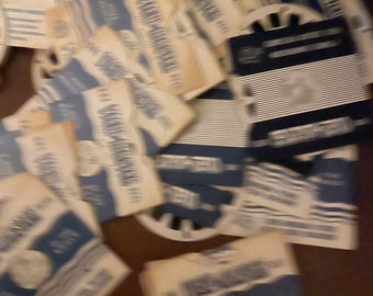 Viewmaster Reels, numbers 400-600 buyers choice, travel, central american, entertainment, sawyers