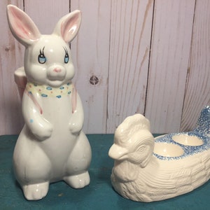 LARGE Figural vintage egg cup, porcelain egg cup, ceramic egg cup, brunch, vintage kitchen, soft boiled eggs, lot #9