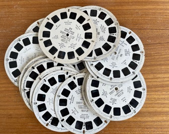 viewmaster travel reels, 1000-1999, sawyers, international travel, view-master, buyers choice, collectibles