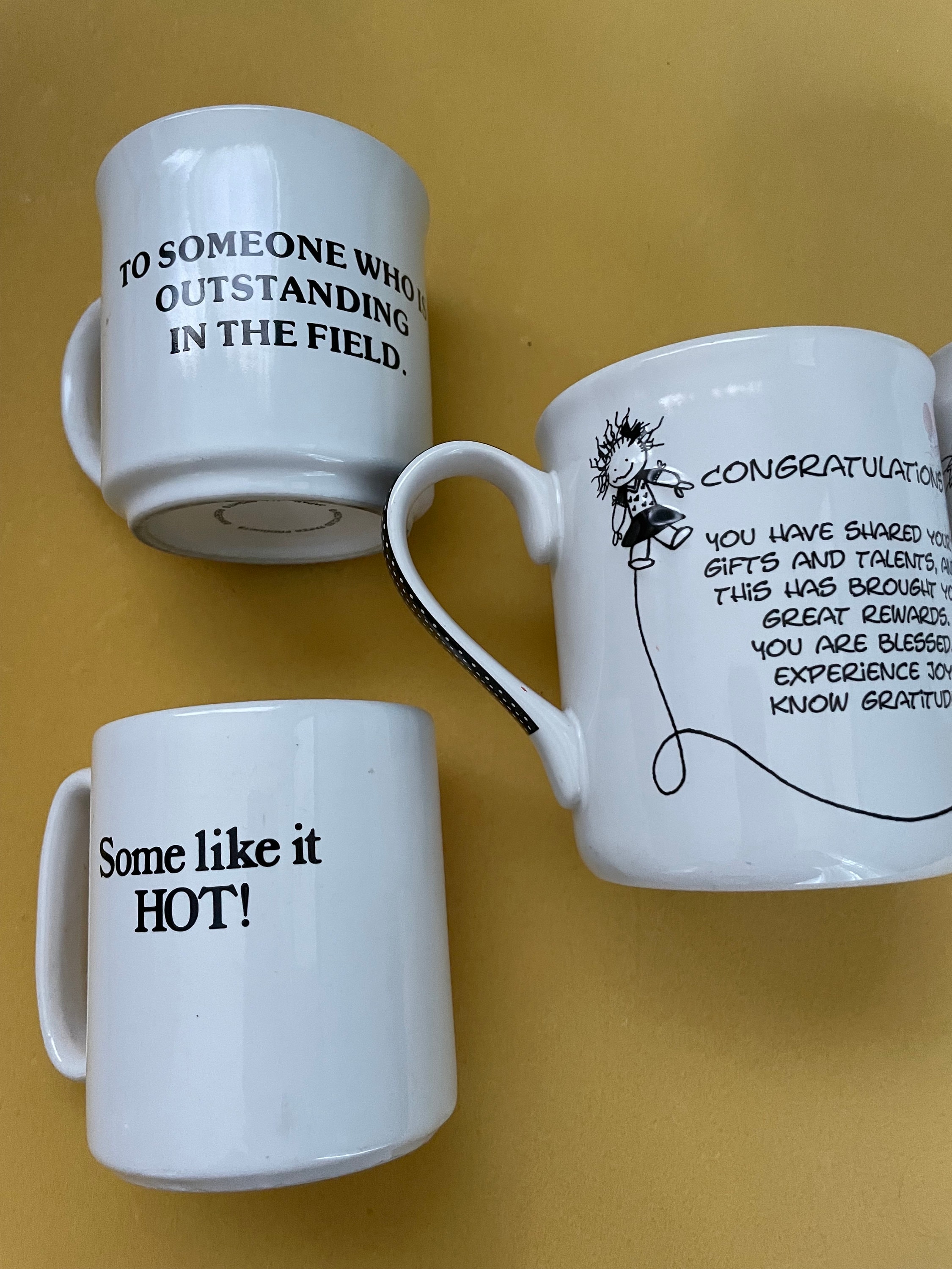 Vintage 1980s Coffee Mugs, Pop Culture, Buyers Choice - Etsy