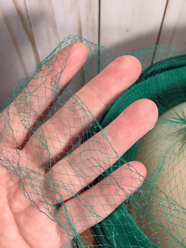 Vintage Open Top Hat With Netting Emerald Green Fascinator Etsy