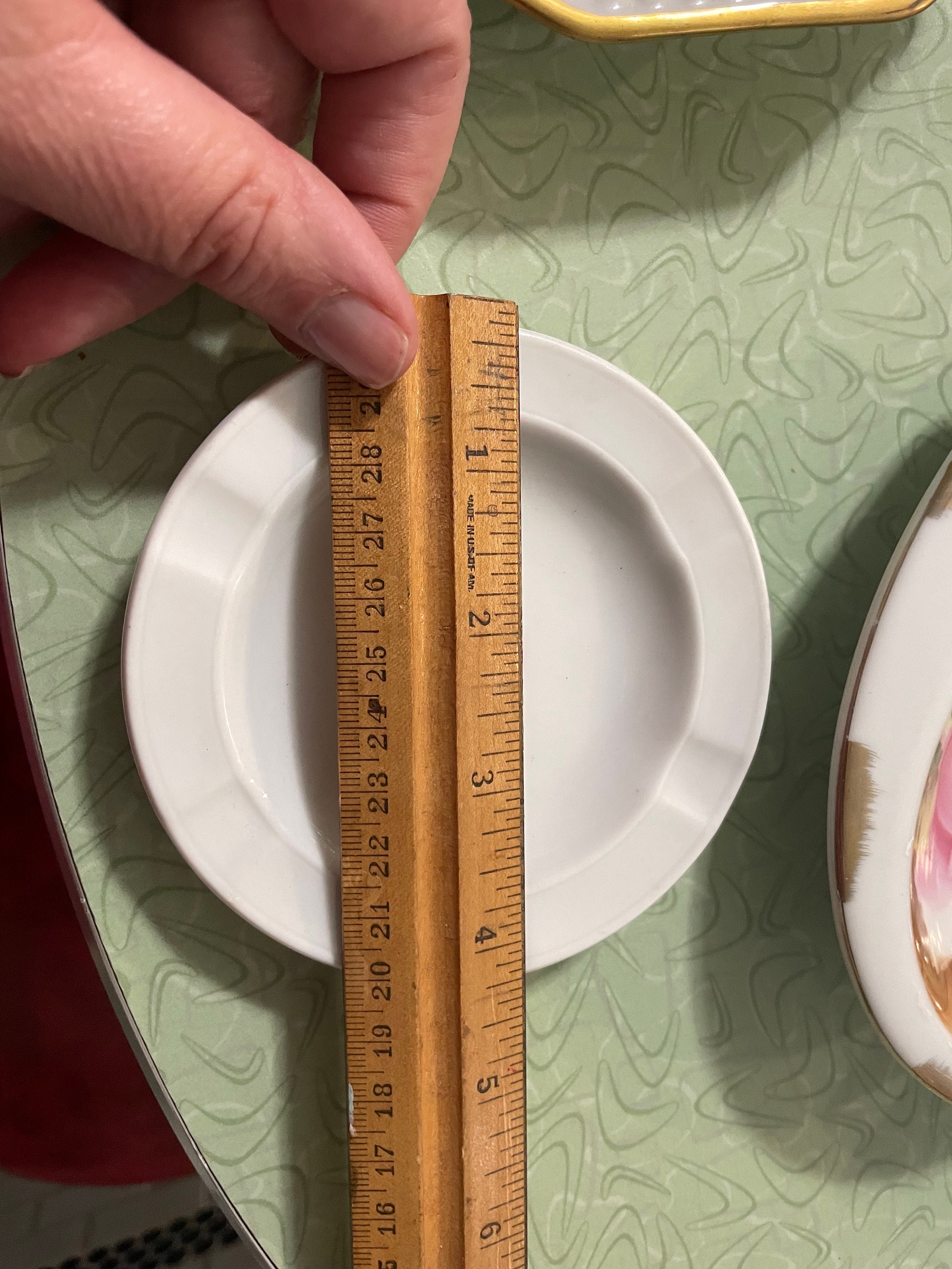 Vintage Porcelain Ashtray, Hotel Souvenir Amsterdam, Vintage