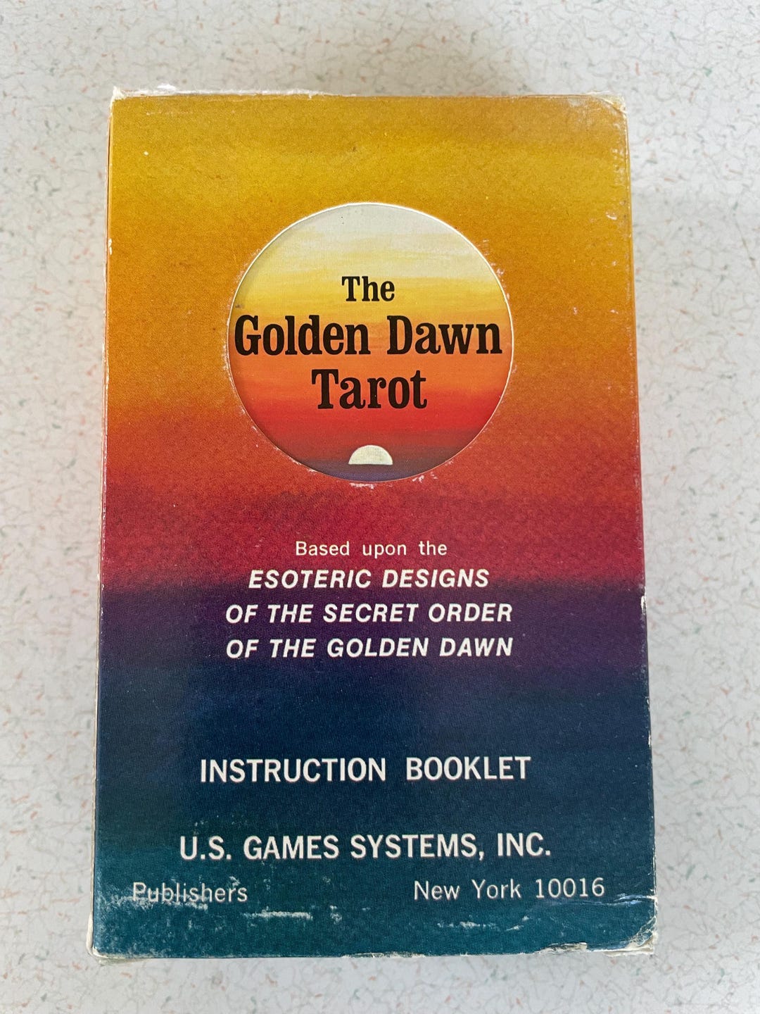 Golden Dawn Tarot Deck, 1978, Instruction Booklet, Robert Wang, US