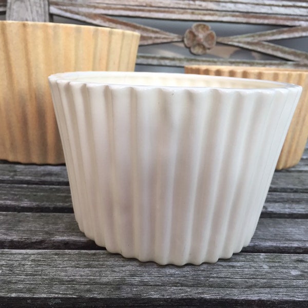 Artisan made ceramic planter, hand glazed, signed, two sizes available, MCM vibe, estate sale find, gift for gardeners