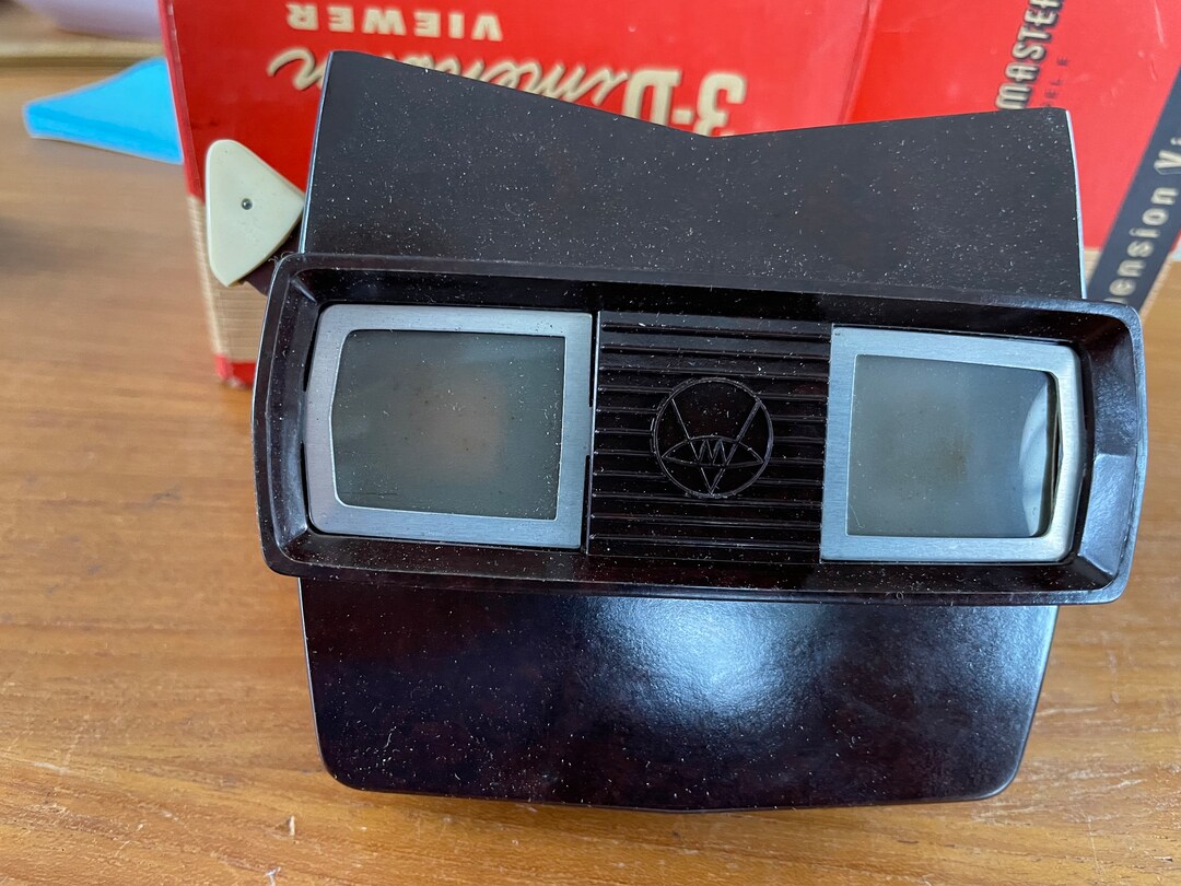 Viewmaster Model E Buy Vintage Viewmaster Viewer, Model E, White Handle, Original Box ...